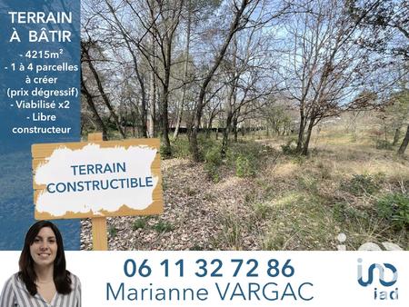 vente terrain à la boissière (34150) : à vendre / 4215m² la boissière