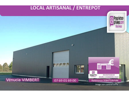 exclusivite ! local artisanal entrepôt de 2.176 m²