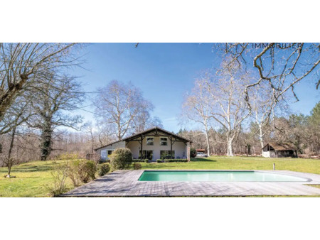 maison avec piscine et terrasse roquefort (40)
