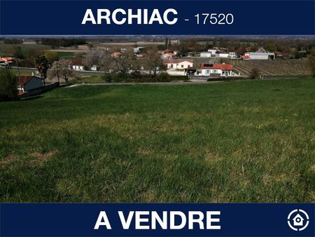 terrain - 1 923m² - archiac