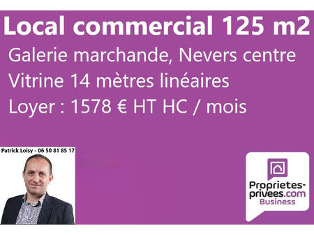 nevers centre - local commercial 125 m2