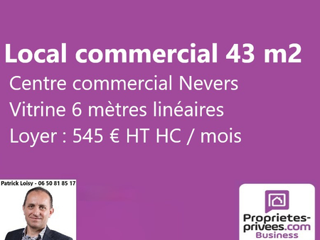 nevers centre - local commercial 43 m2