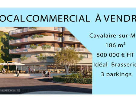 vente commerce 1 pièce 168 m² cavalaire-sur-mer (83240)
