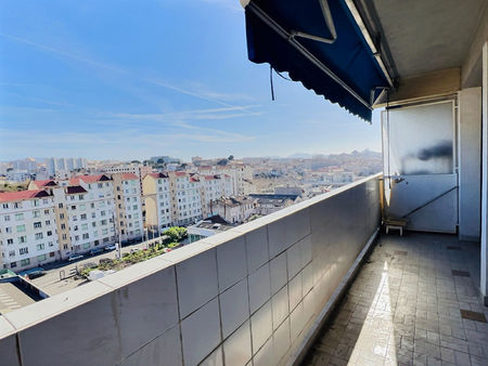 bon secours - appartement t3 62 m² - balcon - vue dégagée - marseille