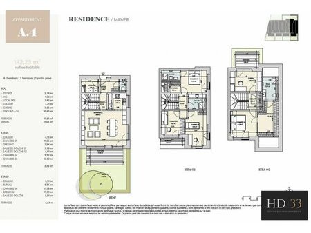 en vente triplex 142 23 m² – 1 390 000 € |mamer