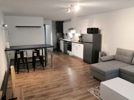 appartement f2 67m² meublé refait à neuf  au centre-ville de poligny