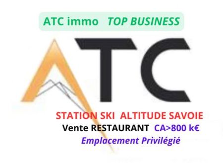 altitude vente fdc restaurant ca> 800 k en station de sport d'hiver