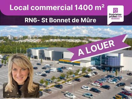 local commercial 1 400 m²