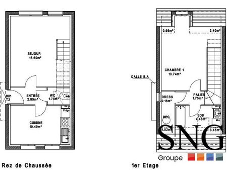 maison 2 pièces 55 m²