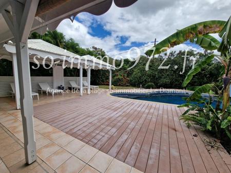 vente belle villa creole 3 ch 3 sde piscine le diamant martinique