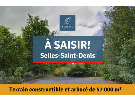 vente terrain à selles-saint-denis (41300) : à vendre / 57000m² selles-saint-denis