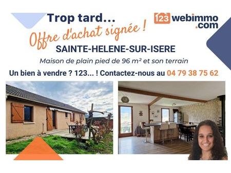 vente maison 5 pièces 96 m² sainte-hélène-sur-isère (73460)