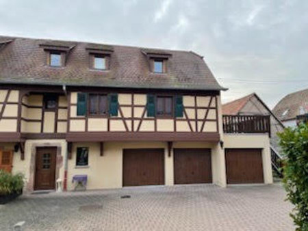 blaesheim : appartement f3 (76m² carrez) avec terrasse à vendre