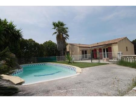 belle villa t4 de plain pied avec piscine et garage