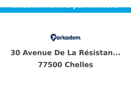 location parking chelles (77500)