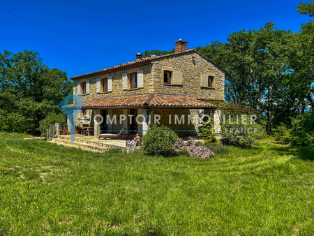 a vendre gard (30) maison avec garage sur grand terrain arboré