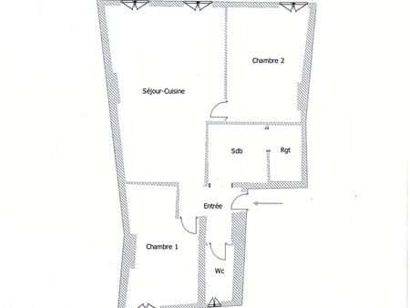 appartement chazay d azergues 3 pièce(s) 64.74 m2
