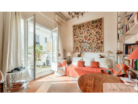 appartement de prestige en vente à paris 18e : atelier d'artiste avec terrasse à montmartr