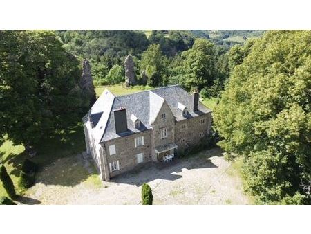 marcenat cantal château 420m² sur terrain 24 950 m²