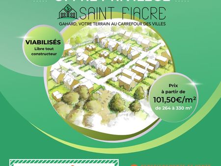 terrains à bâtir à gahard – offre privilège terre & toit aménageur du département 35
