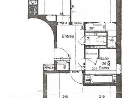 location appartement 2 pièces 48 m²