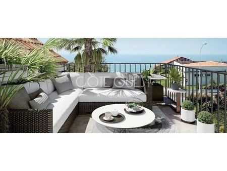 biarritz beaurivage - appartement t4 neuf avec jardin  terrasse et loggia
