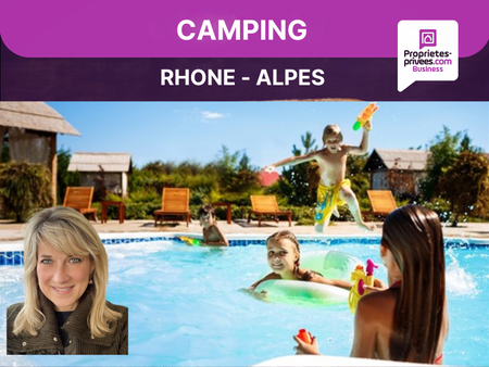 rhone -alpes - hotellerie de plein air en pleine propriété  camping