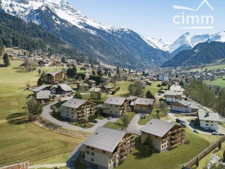 a vendre les contamines-montjoie (74170) appartement 3 pieces neuf residence chalets palin