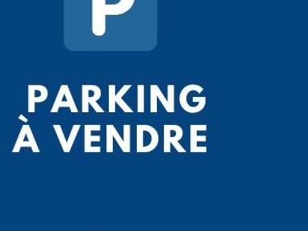 vente parking 13 m²