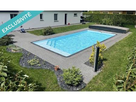 plain-pied 109 m² à chemaudin. terrain clos  piscine  spa