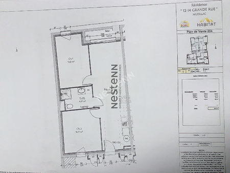 appartement t3 neuf de 49.64m² à vendre dans l'hypercentre de muzillac