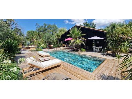 bassin d'arcachon - taussat plage - villa d'exception avec jardin et piscine