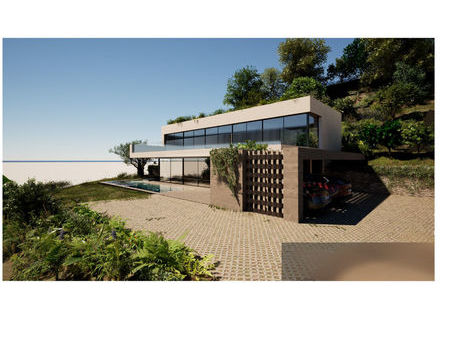 terrain de prestige d'environ 3000 m² avec permis accordé pour une villa contemporaine de 