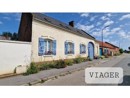 viager - maison 120m² - 4 chambres - wavignies (60130)
