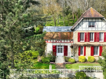 propriété de prestige en vente à butry-sur-oise : magnifique maison de style anglo-normand