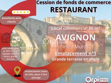 vente de fonds de commerce café hôtel restaurant à avignon - 84000