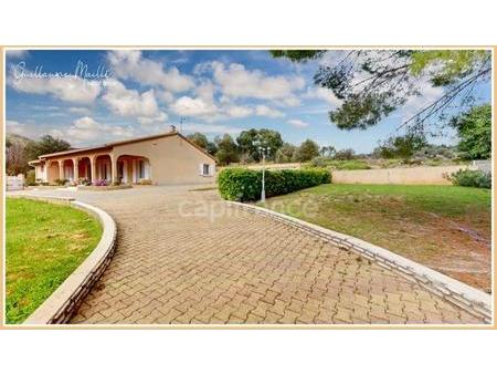 dpt hérault (34)  à vendre neffies villa p5 de 118 44 m² avec terrain de 2 110 00 m²