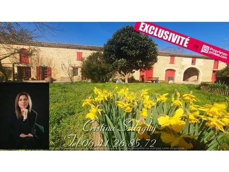 corps de ferme proche castelnaudary sur plus de 1 ha