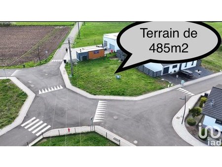 vente terrain 485 m²