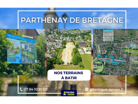 vente terrain à construire 350 m² parthenay-de-bretagne (35850)