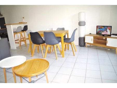 appartement t2 meublé - 46 m² - saint-jean