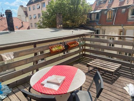 appartement 3p avec terrasse strasbourg – krutenau