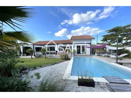 maison t5 avec piscine au calme