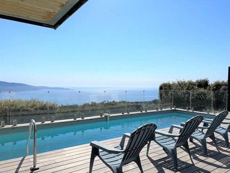 dpt corse (20)  à vendre olmeto très belle villa de 150 m²  terrain 900 m²  vue mer panora