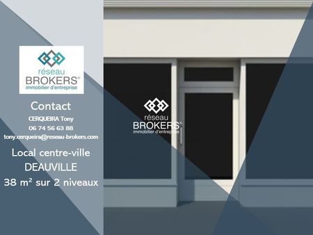 local commercial 38 m² deauville
