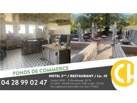 fonds de commerce hôtel  restaurant 500 m²