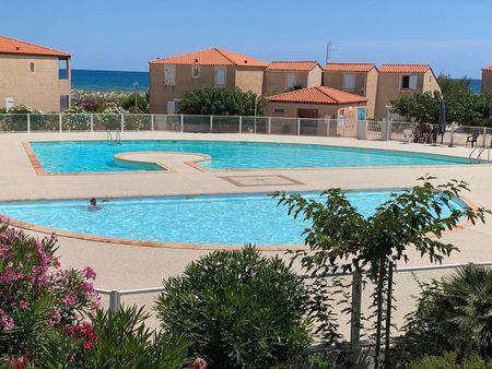 le barcarès- villa t3  piscine  quartier grande plage du lydia  garage