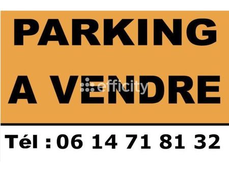 vente parking 36 m²