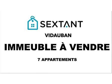vidauban   centre ville   immeuble   7 appartements t1 t2