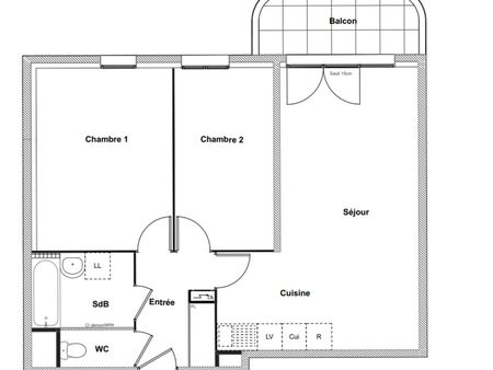 charmant t3 recent de 65 m2 avec balcon de 5 m2 parking et cuisine